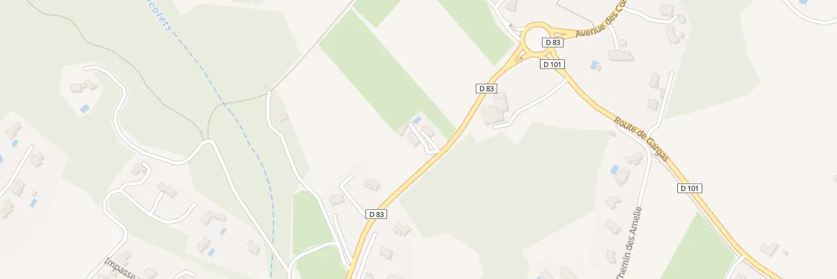 Plan du 166 Rte du Chêne à Gargas