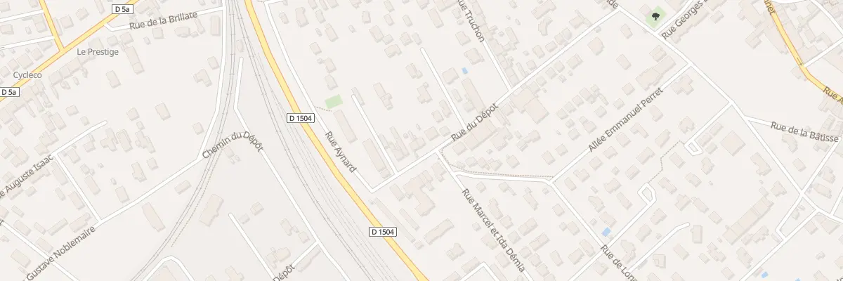 Plan du 24 Rue du Dépôt à Ambérieu-en-Bugey