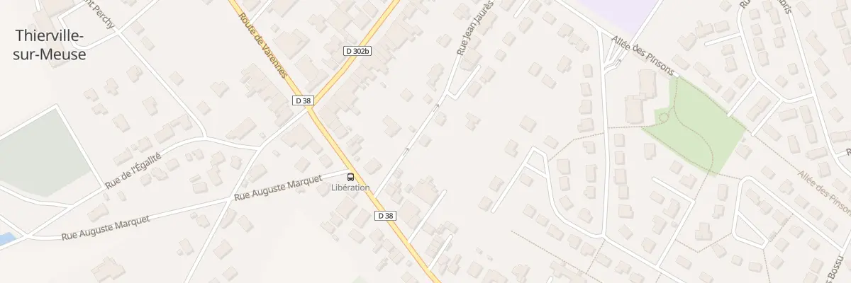 Plan du 2B Rue Jean Jaurès à Thierville-sur-Meuse