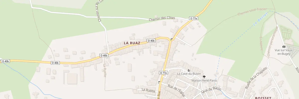 Plan du 85 Rue de la Ruaz à Vaux-en-Bugey