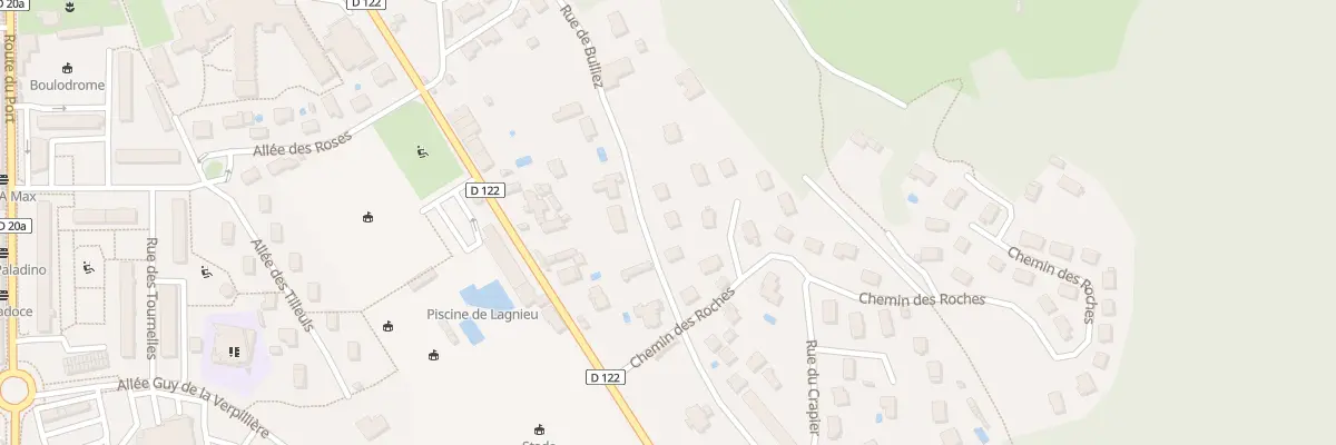 Plan du 557 Rue de Bulliez à Lagnieu