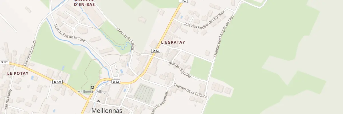 Plan du 5556 Bevay à Meillonnas