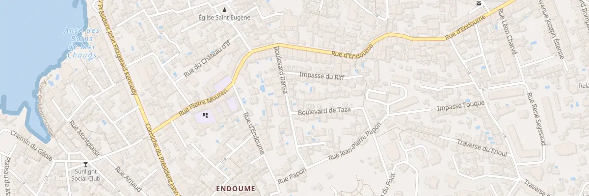 Plan du 11 Bd Bensa à Marseille 7e Arrondissement