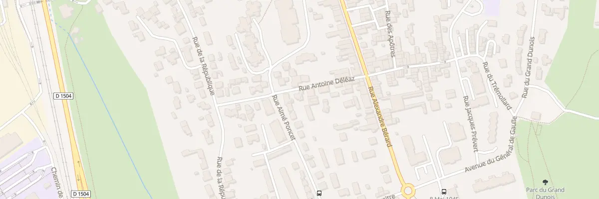 Plan du 17 Rue Antoine Déléaz à Ambérieu-en-Bugey