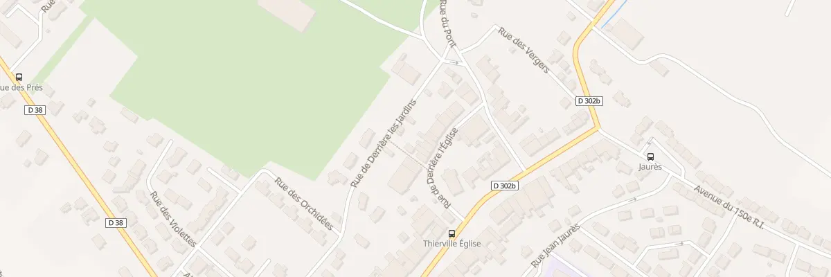 Plan du 13 Rue Derriere l’Eglise à Thierville-sur-Meuse