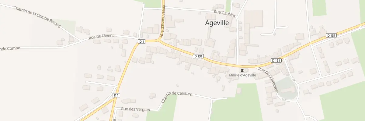 Plan du 25 Gr Grande Rue à Ageville