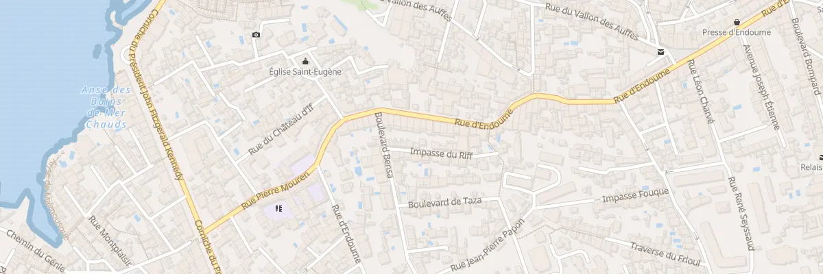 Plan du 323 Rue d’endoume à Marseille 7e Arrondissement