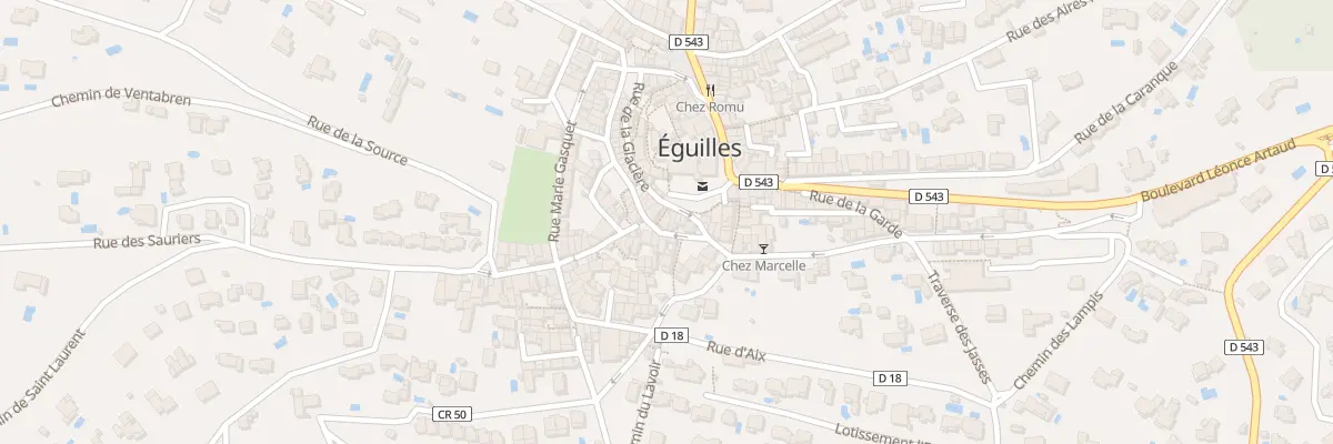Plan du 7 Rue de la Glacière à Éguilles
