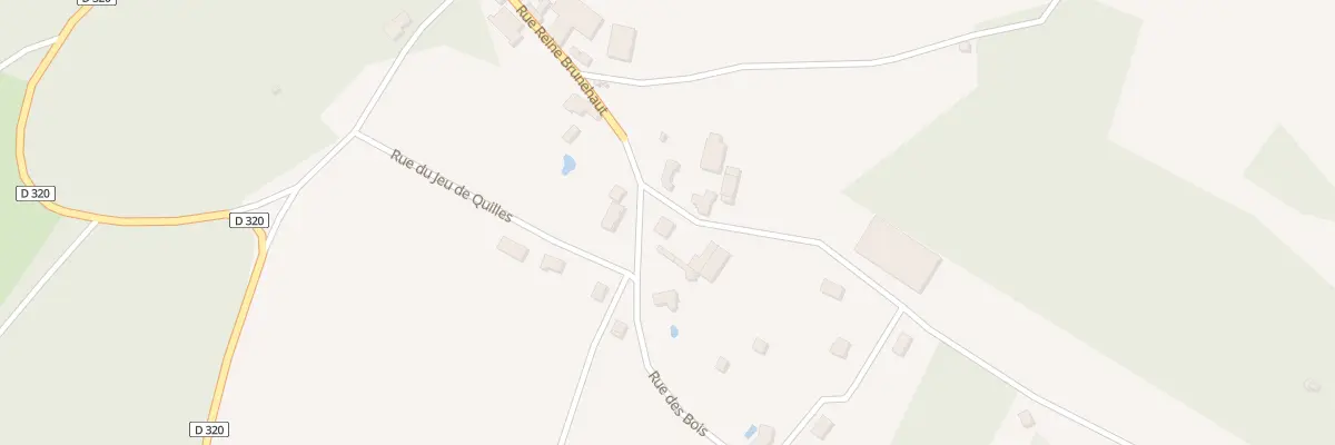 Plan du 1 Rue des Bois à Cusey