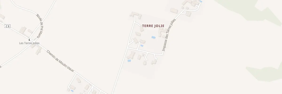 Plan du 195 Imp Terres Jolies à Saint-Savin