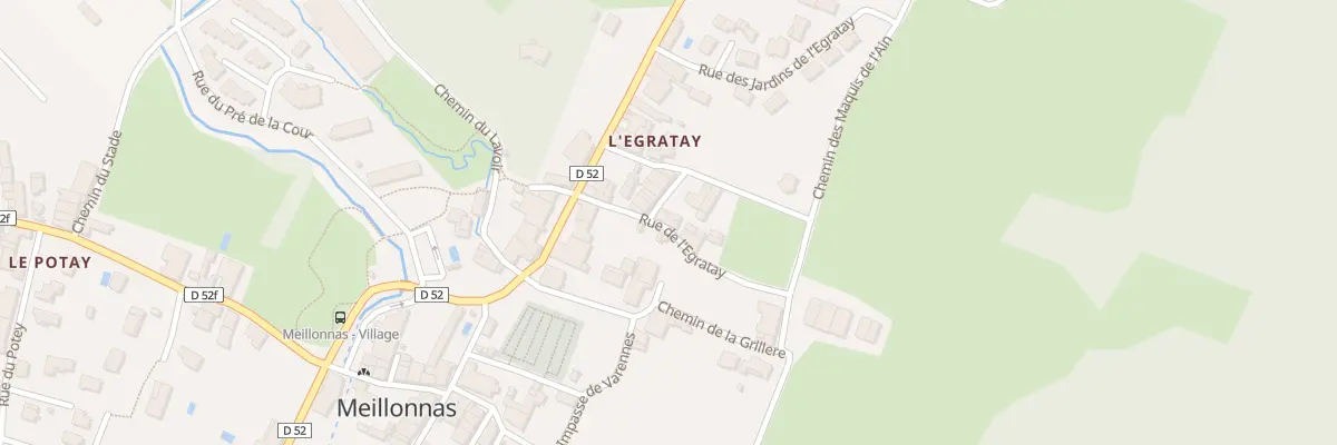 Plan du 5047 L’Egratay à Meillonnas