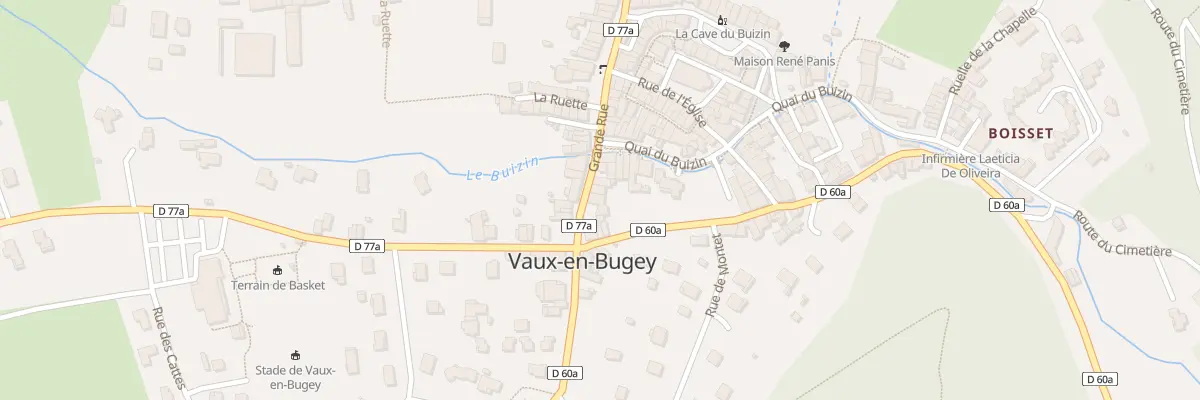 Plan du 40 Gr Grande Rue à Vaux-en-Bugey