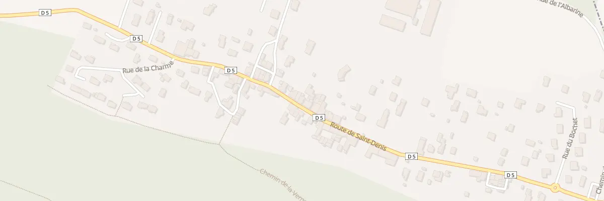 Plan du 710 Rte de Saint Denis à Bettant