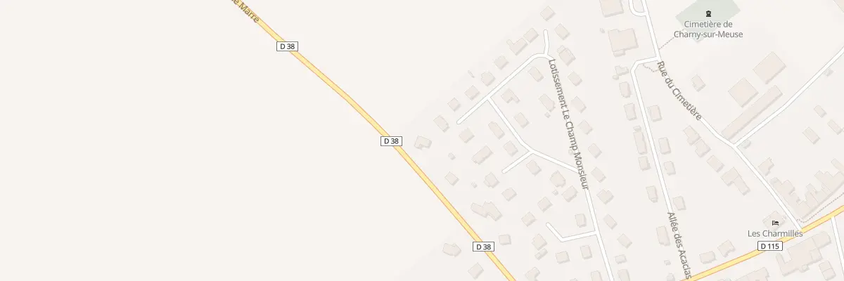 Plan du 9 Rte de Marre à Charny-sur-Meuse