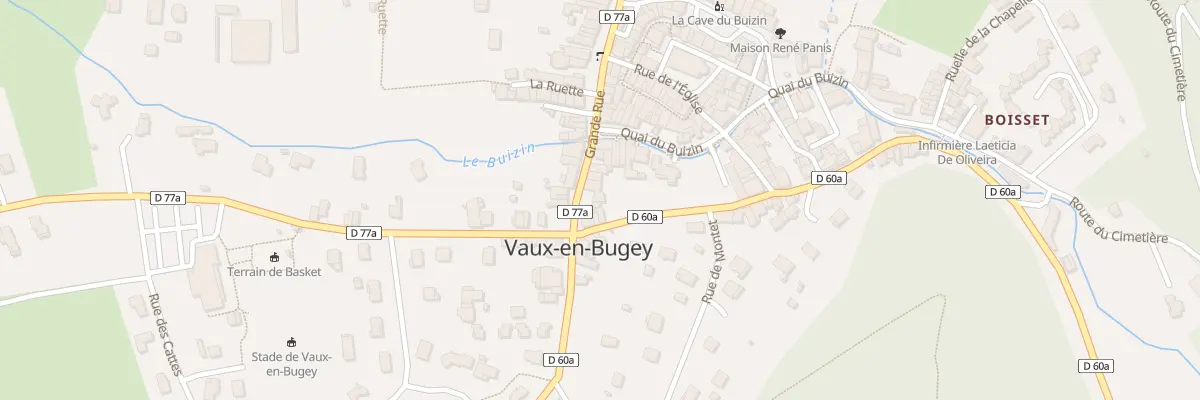 Plan du 35 Rte de Vaux Fevroux à Vaux-en-Bugey