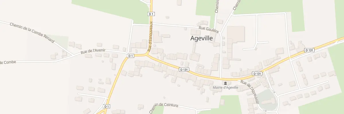 Plan du 22 Gr Grande Rue à Ageville