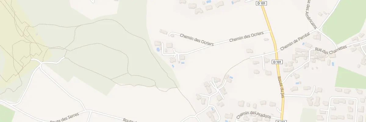 Plan du 259 Che des Ocriers à Gargas