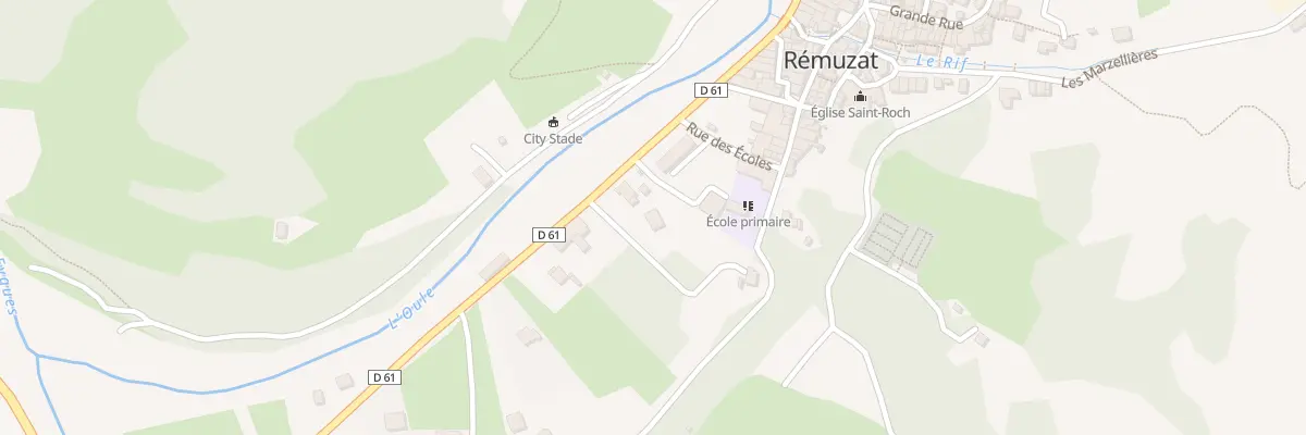 Plan du 5240 Les Aires à Rémuzat