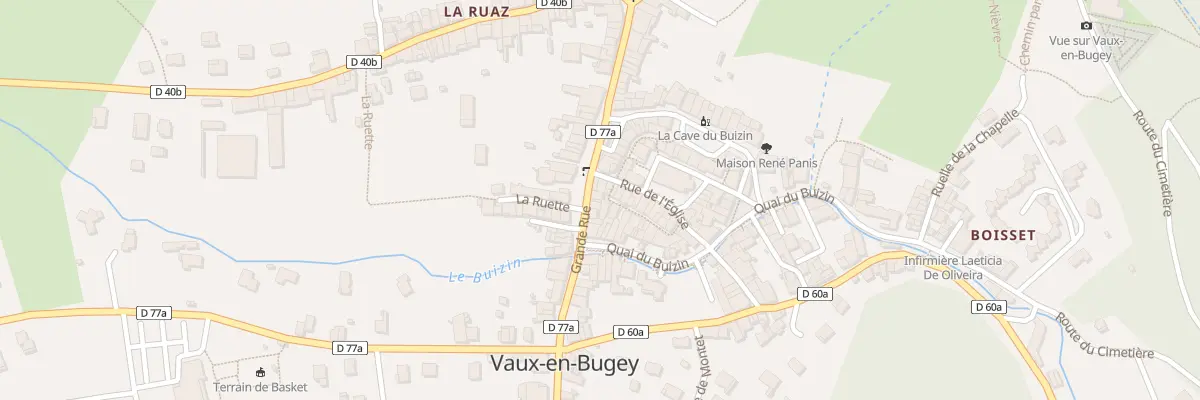 Plan du 124 Gr Grande Rue à Vaux-en-Bugey