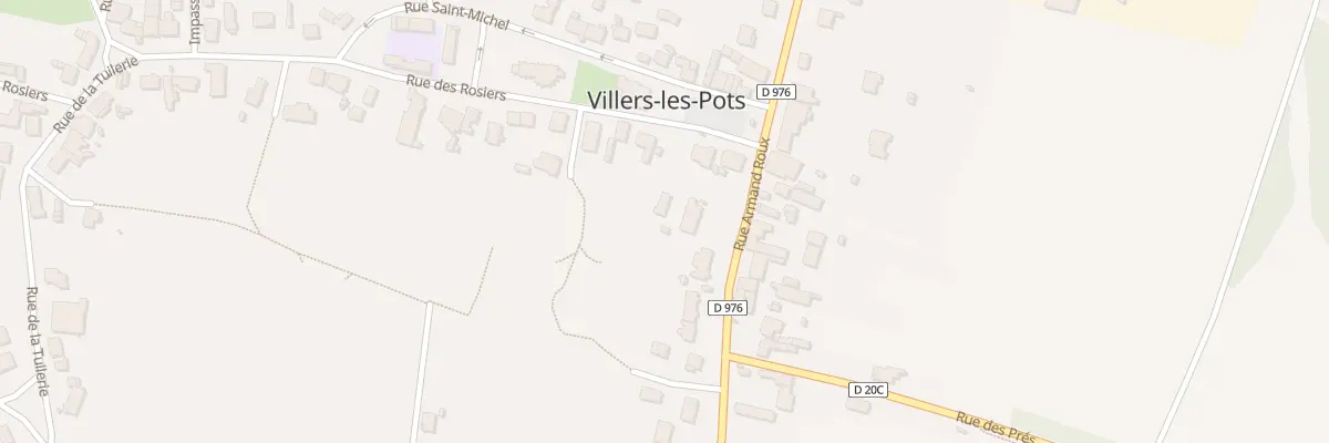 Plan du 1 Rue des Rosiers à Villers-les-Pots