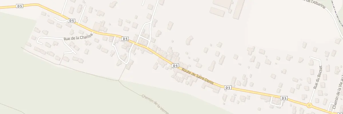 Plan du 690 Rte de Saint Denis à Bettant
