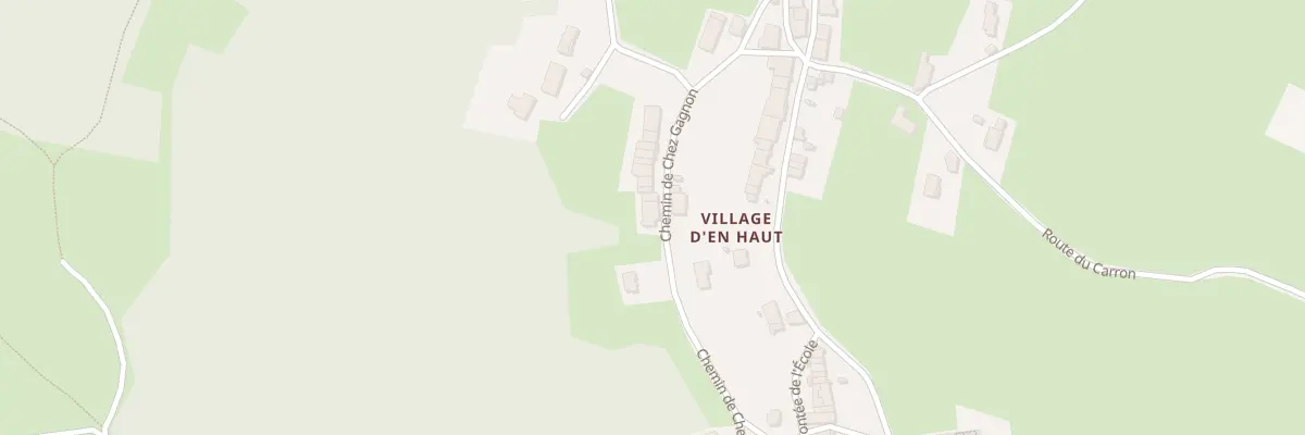 Plan du 5031 Village d’En Haut à Ramasse