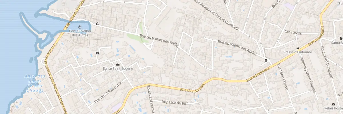 Plan du 2 Imp Rodolphe Serre à Marseille 7e Arrondissement