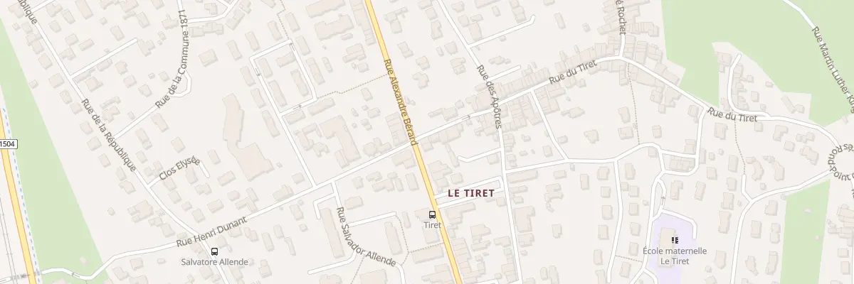 Plan du 130 Rue Alexandre Bérard à Ambérieu-en-Bugey