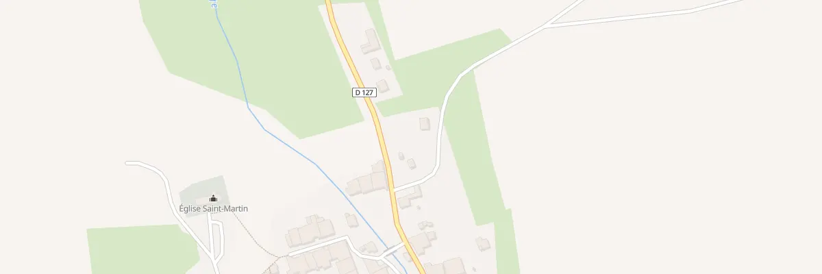 Plan du 1 Che de la Chalaide à Ribeaucourt