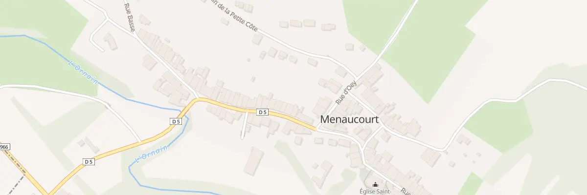 Plan du 8 Rue du Moulin à Menaucourt