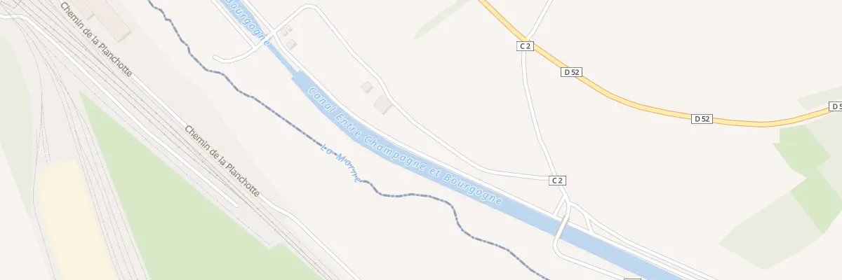 Plan du 9001 La Planchotte à Peigney