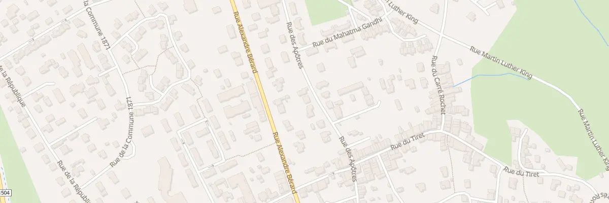 Plan du 91 Rue des Apôtres à Ambérieu-en-Bugey