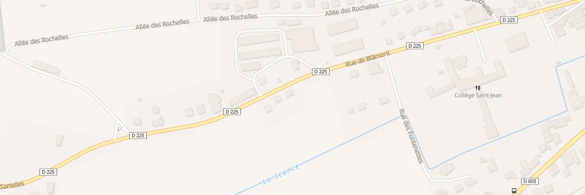 Plan du 93 Rue de Blâmont à Verdun