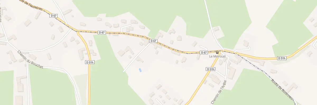 Plan du 17 Rte de Flachères à Saint-Didier-de-Bizonnes