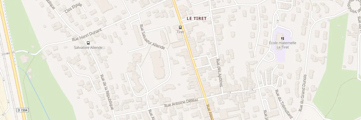 Plan du 129 Rue Alexandre Bérard à Ambérieu-en-Bugey
