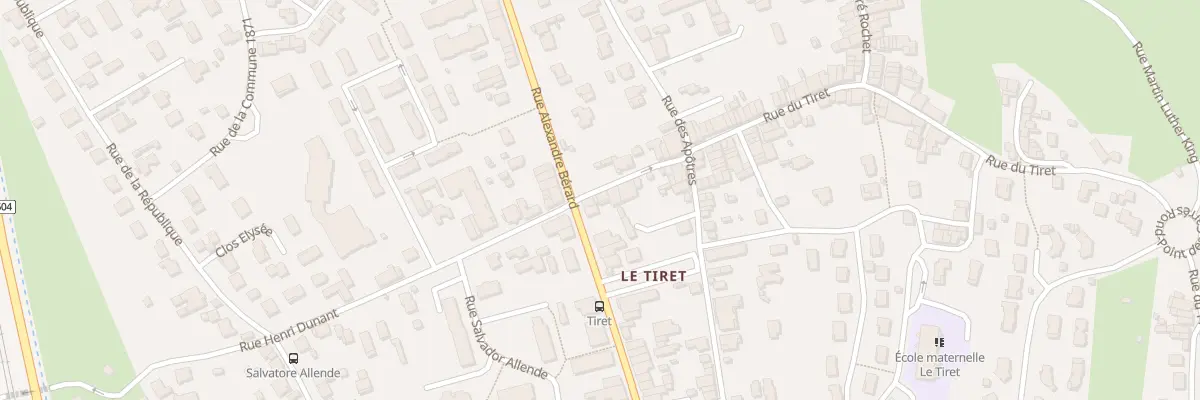 Plan du 2 Rue du Tiret à Ambérieu-en-Bugey