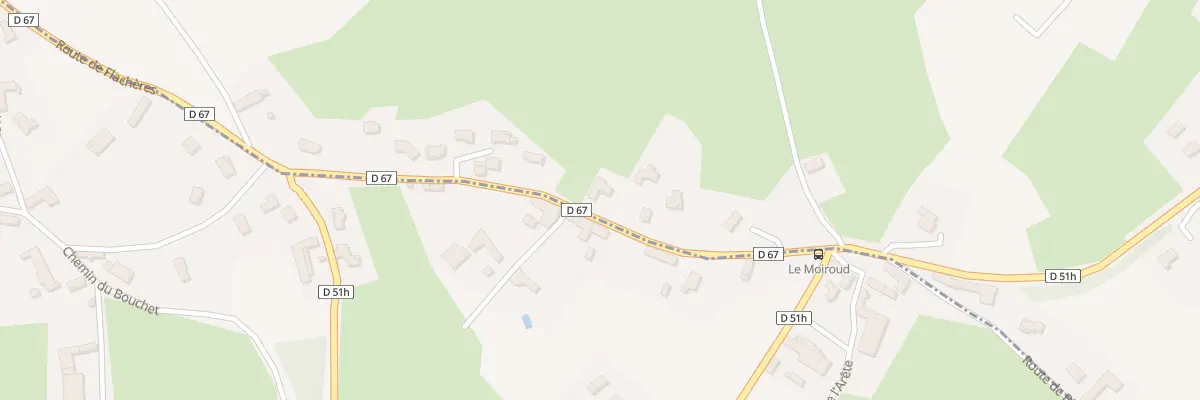 Plan du 22 Rte de Flachères à Belmont