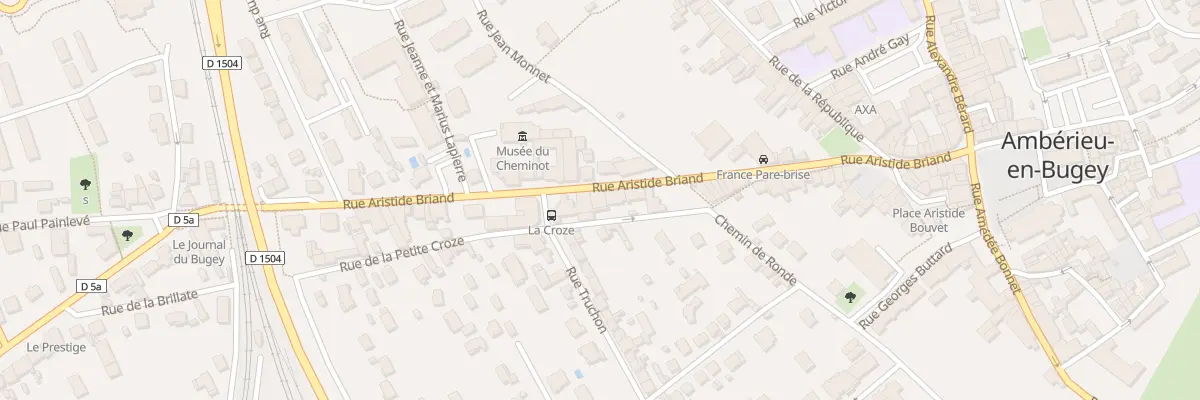 Plan du 67 Rue Aristide Briand à Ambérieu-en-Bugey
