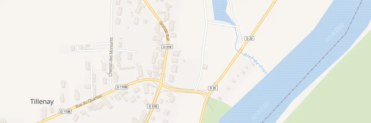 Plan du 51 Gr Grande Rue à Tillenay