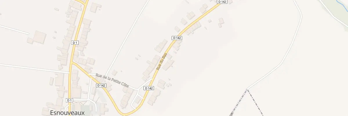 Plan du 16 Rue du Bas à Esnouveaux