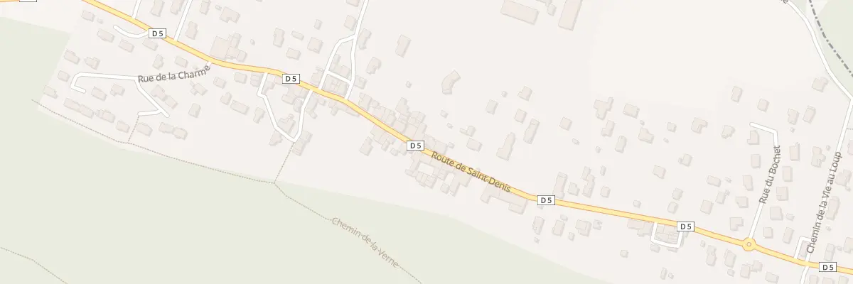 Plan du 665 Rte de Saint Denis à Bettant