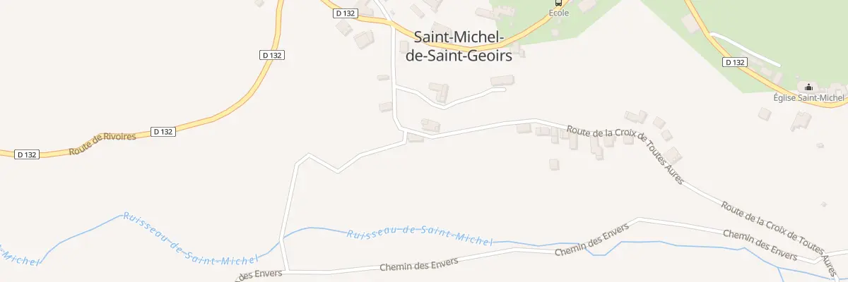 Plan du 150 Rte de la Croix Toutes Aures à Saint-Michel-de-Saint-Geoirs