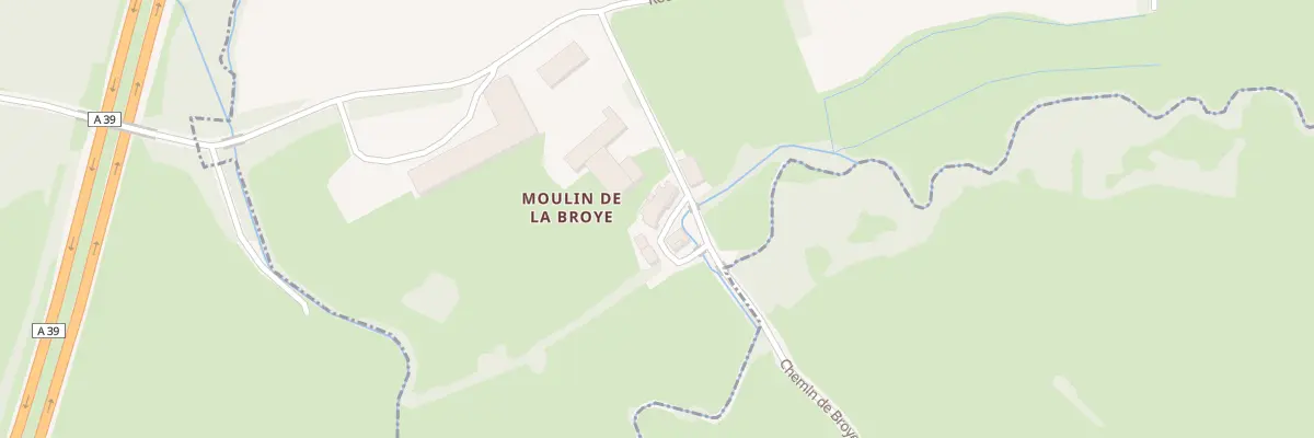 Plan du 98 Rte de le Miroir à Flacey-en-Bresse