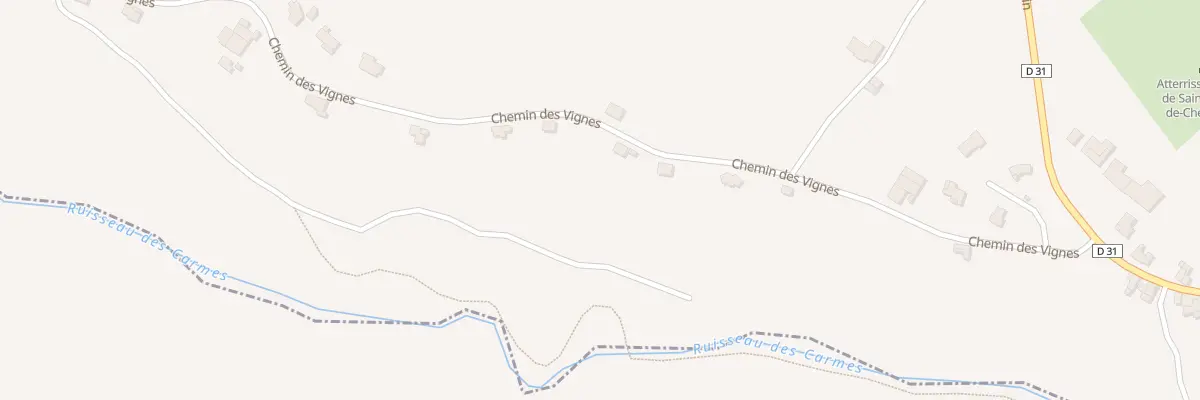 Plan du 435 Che des Vignes à Saint-Pierre-de-Chérennes