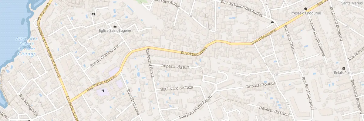 Plan du 307 Rue d’endoume à Marseille 7e Arrondissement