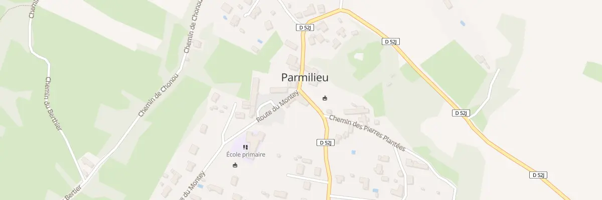 Plan du 5015 Pl de la Mairie à Parmilieu