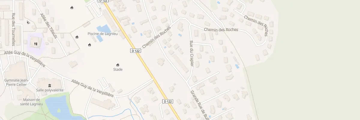 Plan du 117 Grande Rue de Bulliez à Lagnieu