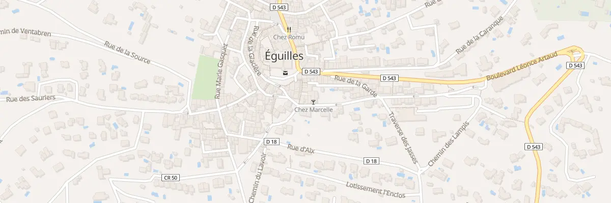 Plan du 1 Rue des Jasses à Éguilles