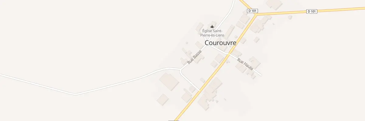 Plan du 4 Rue Basse à Courouvre