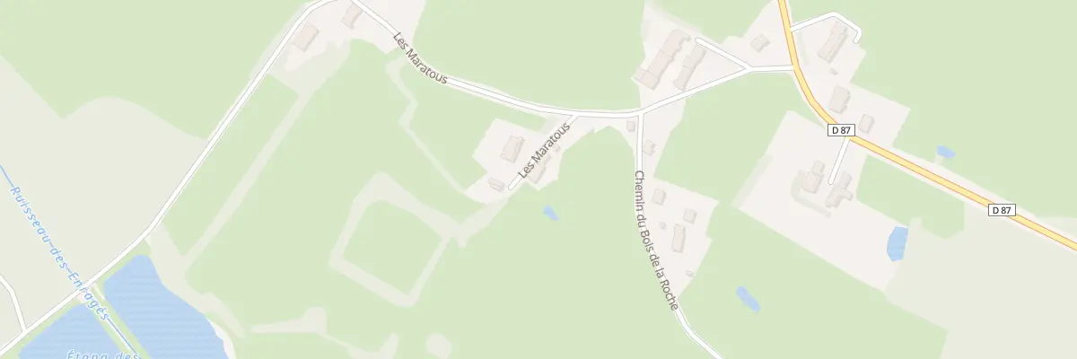 Plan du 616 Les Maratous à Saillenard
